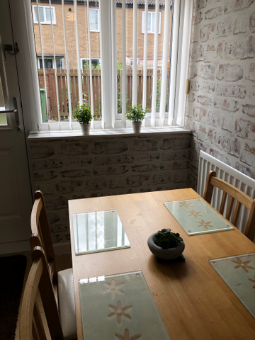 Showing wallpaper Arthouse VIP White Washed Brick Wallpaper - 671100 on the wall