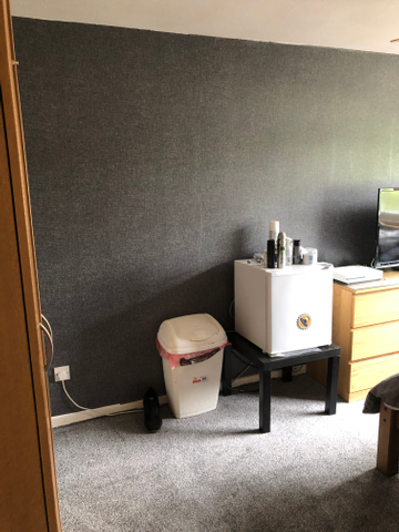 Showing wallpaper Arthouse Linen Texture Charcoal Wallpaper - 903104 on the wall