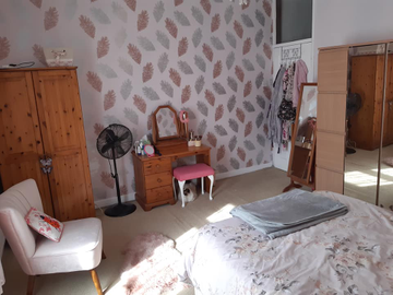 Showing wallpaper Holden Decor Astonia Feather Blush Pink Metallic Glitter Wallpaper - 75891 on the wall