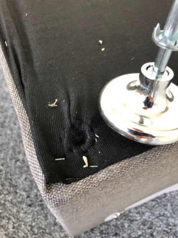 A customer photo for Classic Divan Bed - One hole for the legs wasnt in correct and fell out. I had to adjust it and make. Author: Smokeyjoe. Dated: 2020-07-07