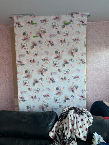 Showing wallpaper Lipsy London Soft Petals Pink Glitter Wallpaper - 144020 on the wall