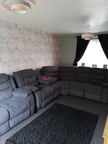 Showing wallpaper Belgravia Decor Rosa Luxury Floral Roses Grey/Blush Wallpaper - 9766 on the wall