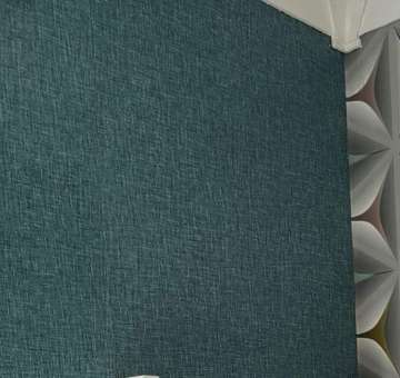 Showing wallpaper Arthouse Linen Texture Teal Wallpaper - 676101 on the wall