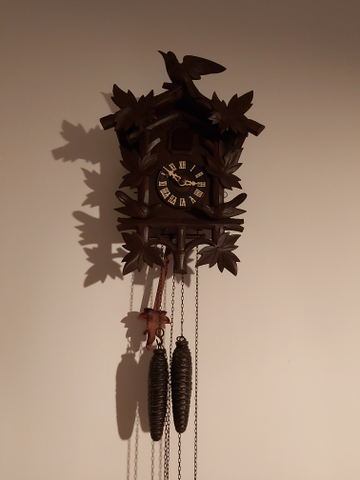 Balancier Pour Horloge Pendule Coucou Feuille De Vigne Grand Modèle - Foto 4