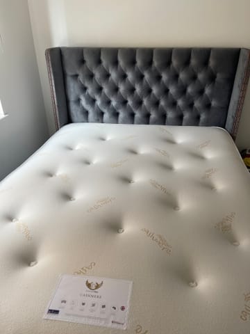 A customer photo for Dreamland Cashmere Mattress - Good quality mattress, I recommend it to everyone.. Author: Maria. Dated: 2021-10-27