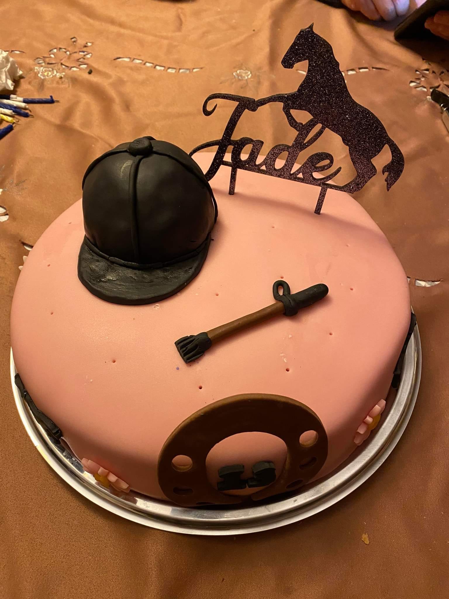 Cake Topper Cheval Prenom Personnalise