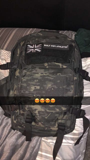 black camo 45l hero 2.0 backpack