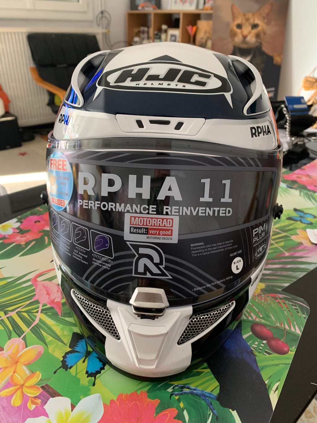 ben spies replica hjc helmet RPHA 11 MC1 Motorcycle Helmet, White/Red, Size XS Item 3321. Full face helmet HJC RPHA