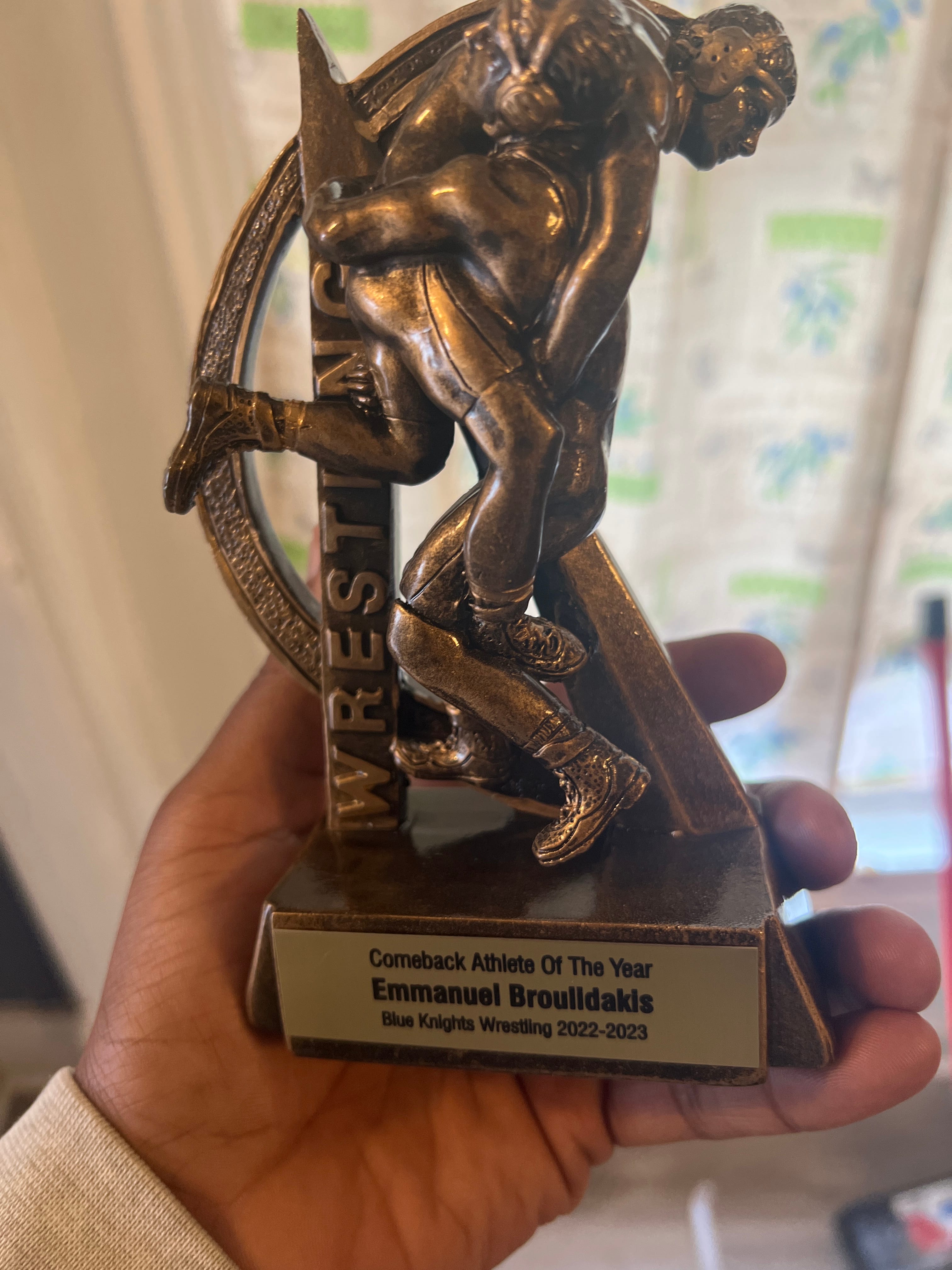 Wrestling Ultra Action Resin Trophy | RF2728 | Edco Awards