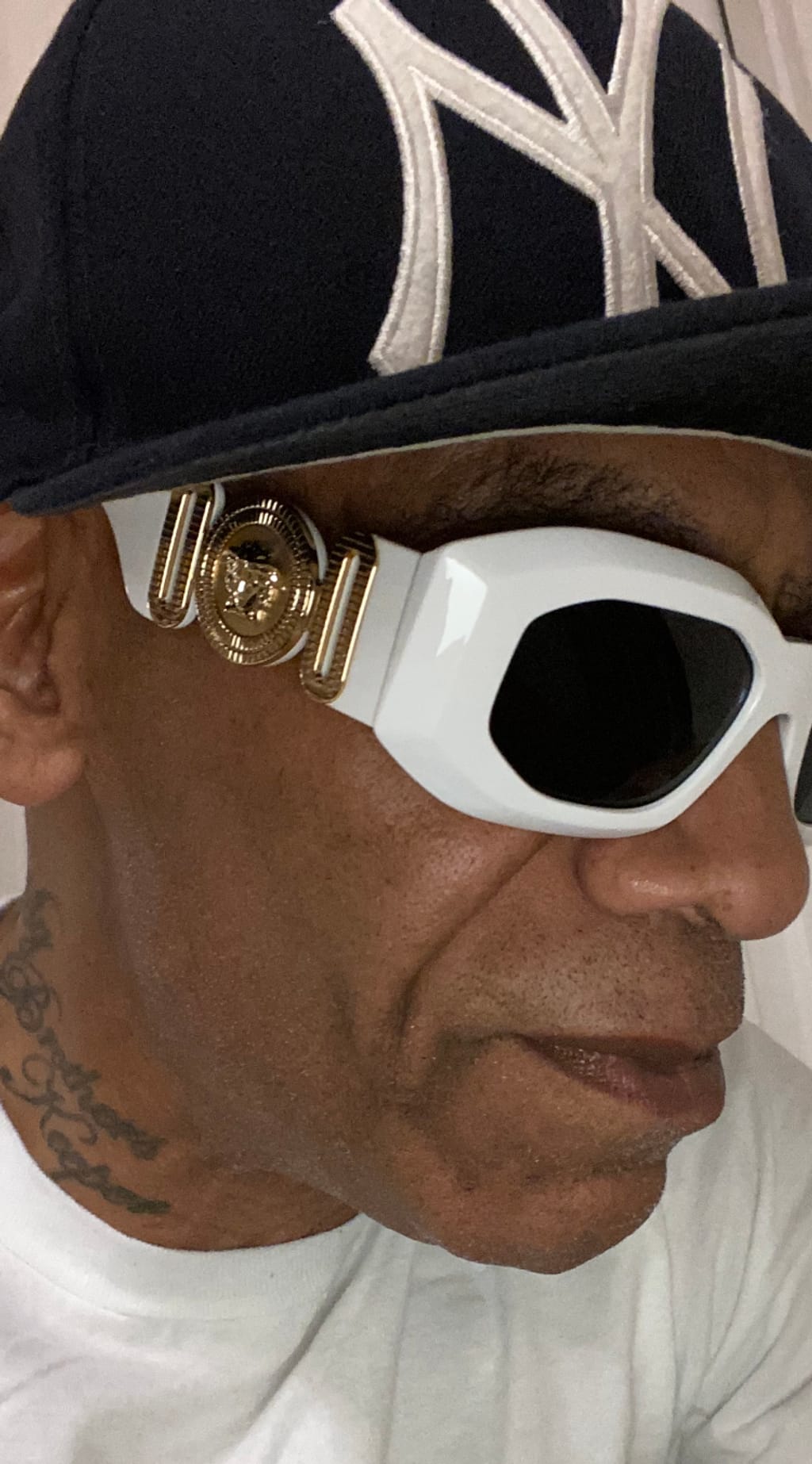 Versace White Sunglasses 4361 401/87 | As Seen On Rihanna & Jaime