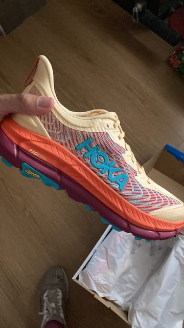 Hoka Mafate Speed Men's Trail Shoes Cerise/Stormy Skies