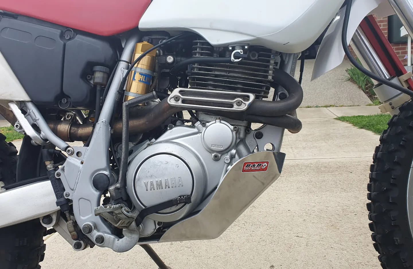 TTR600 Bash Plate Yamaha Accessories B&B Off Road