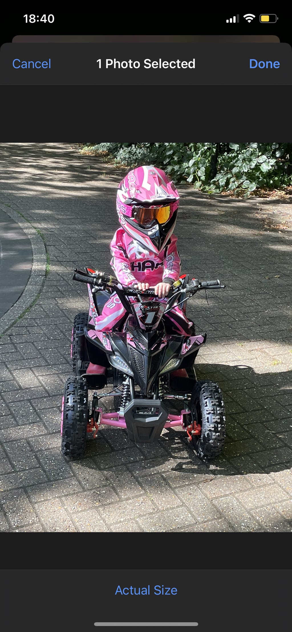 Chaos CS-1 Kids Motocross Crash Helmet Power Pink