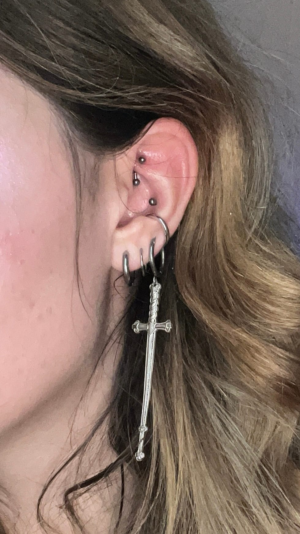 HALO. Conch Ear Cuff - Silver – REGALROSE