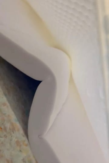 A customer photo for Value Eco Foam Mattress - I bought this mattress on the 10th of october, as you can see in the photos it i. Author: Deema. Dated: 2023-12-01