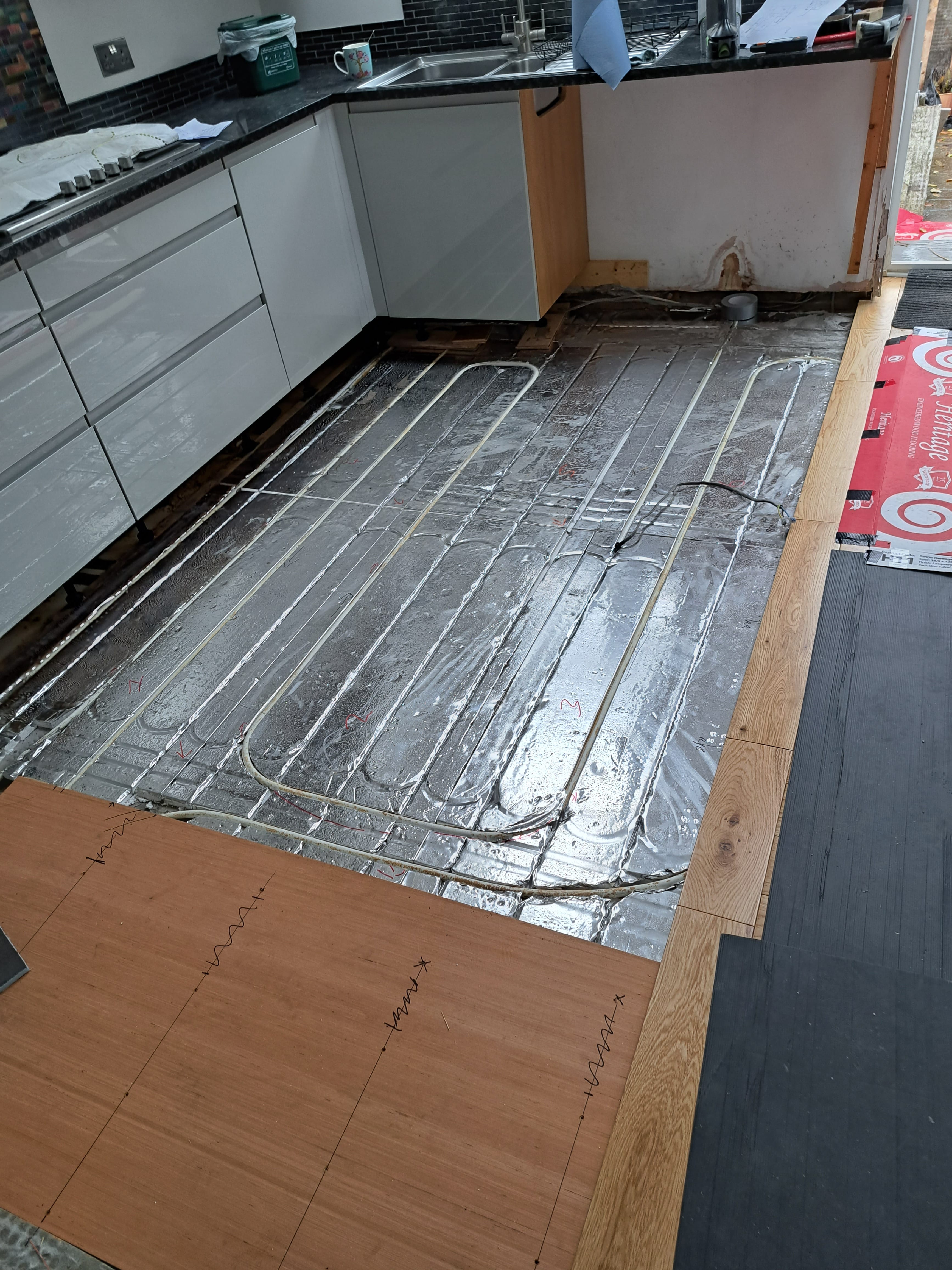 Suspended Floor Underfloor Heating Chipboard Subfloor Underfloor