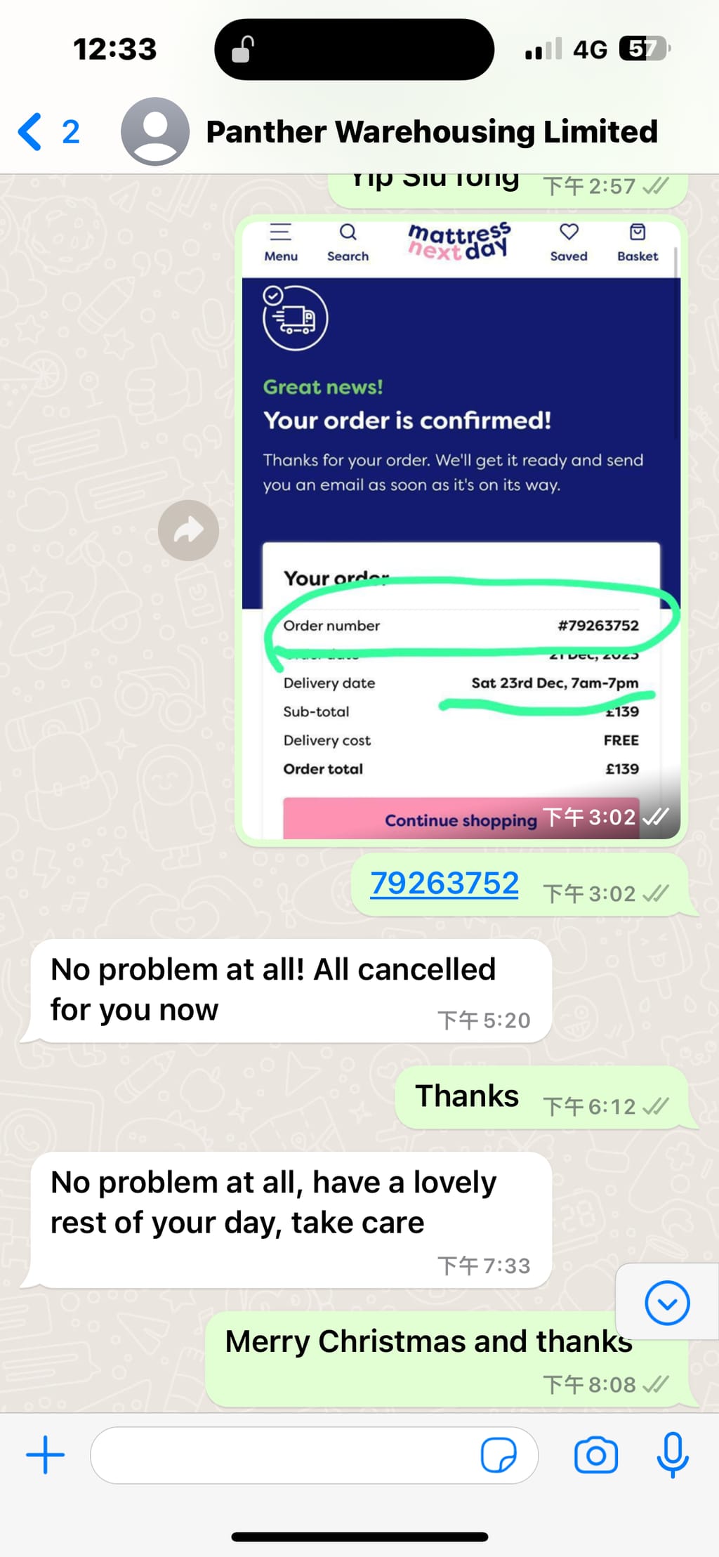 Customer review image