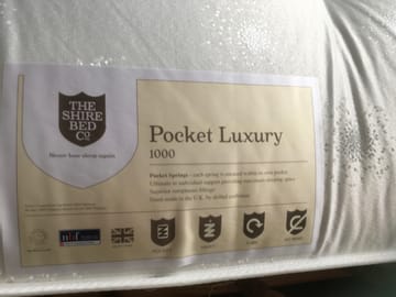 A customer photo for Shire Bed Company Pocket Luxury 1000 Mattress - It was supposed to be a medium mattress but was very hard (very firm - definitel. Author: Susan T. Dated: 2024-01-15