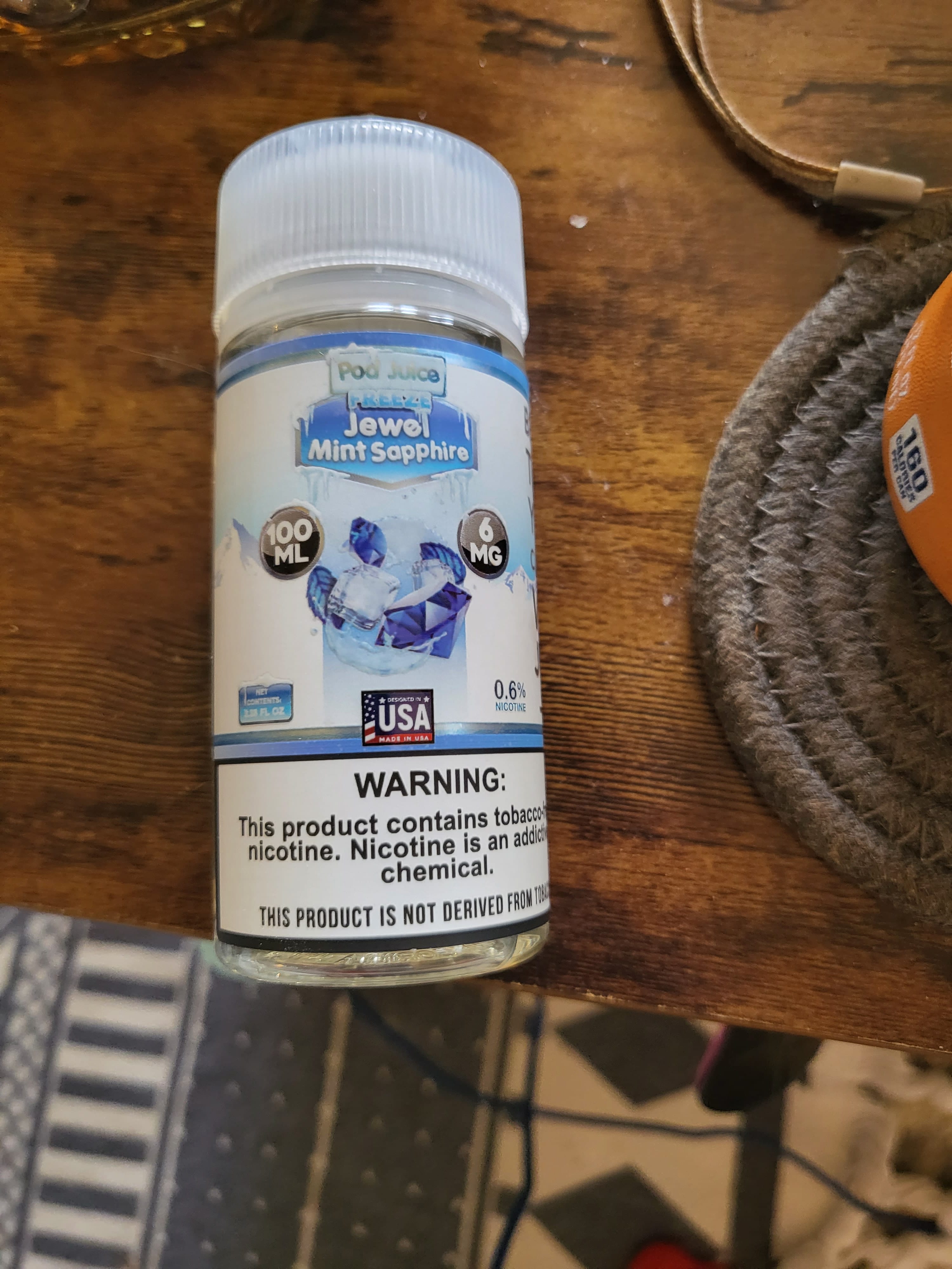 Vape Juice - Pod Juice Pod Juice - Jewel Mint Sapphire Freeze