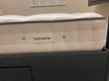 A customer photo for Tuft & Springs™ Ortho Brilliance 2000 Mattress - A great mattress for the price and prompt delivery. Very firm, even though I do . Author: Moonbeam. Dated: 2024-02-04