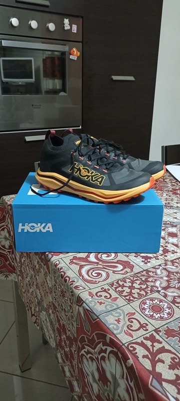 靴 runa Hoka Zinal 2 Women's Trail Running Shoes - Tech Green/Strata