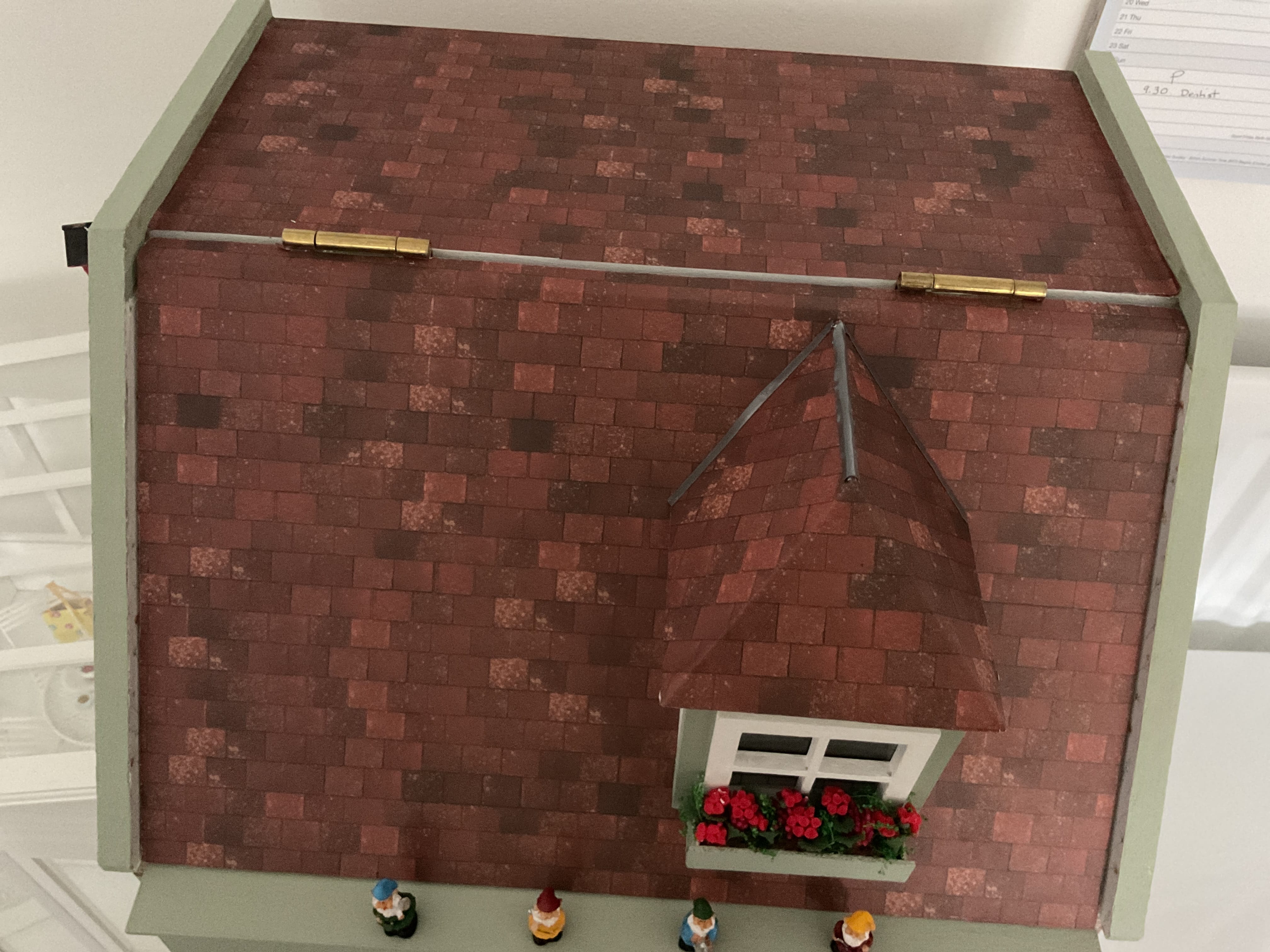 Diy Dollhouse Roof Tiles For Dolls House Dolls House 12th Scale