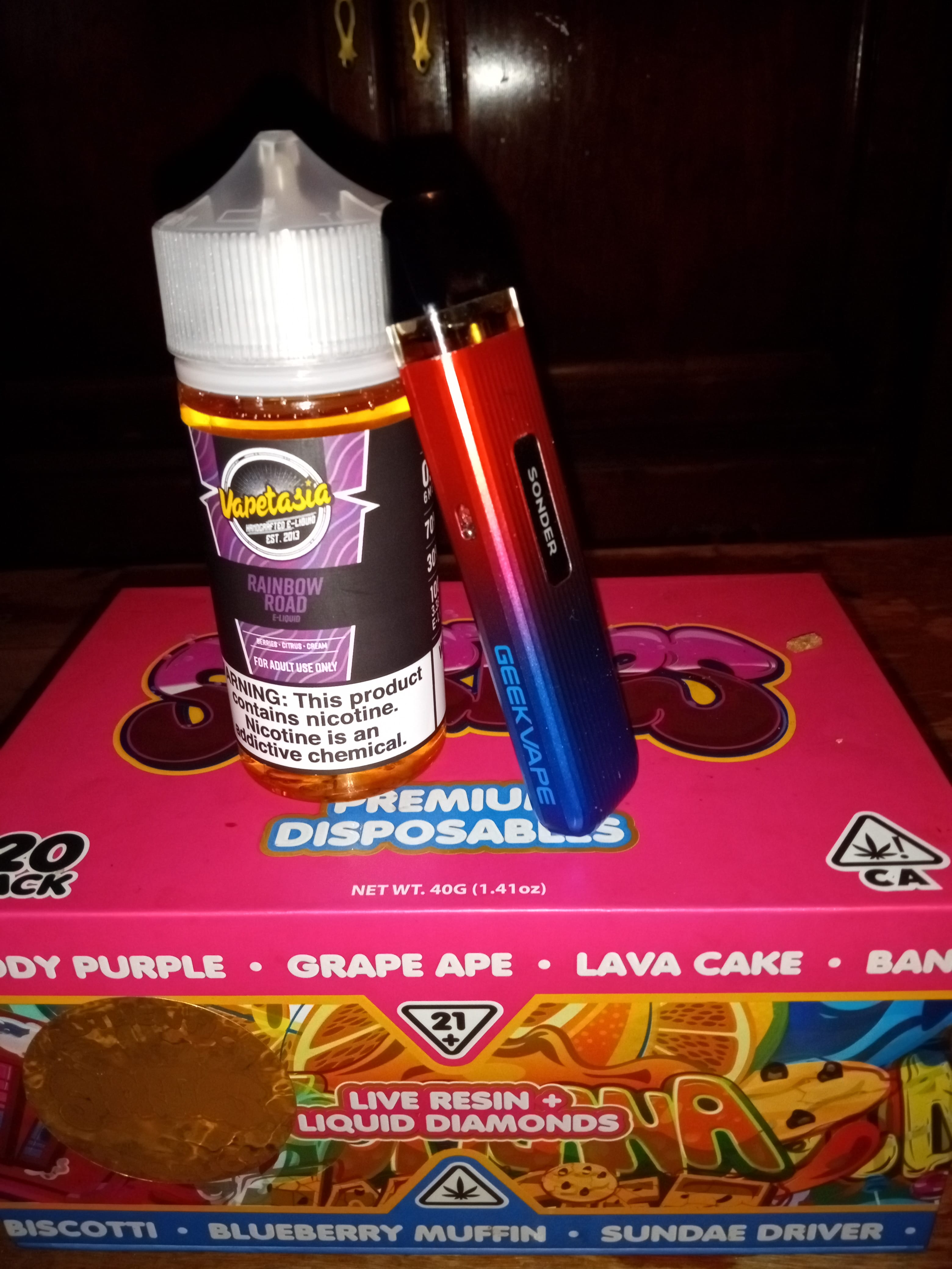 Rainbow Road E-Liquid 100ml by Vapetasia Online
