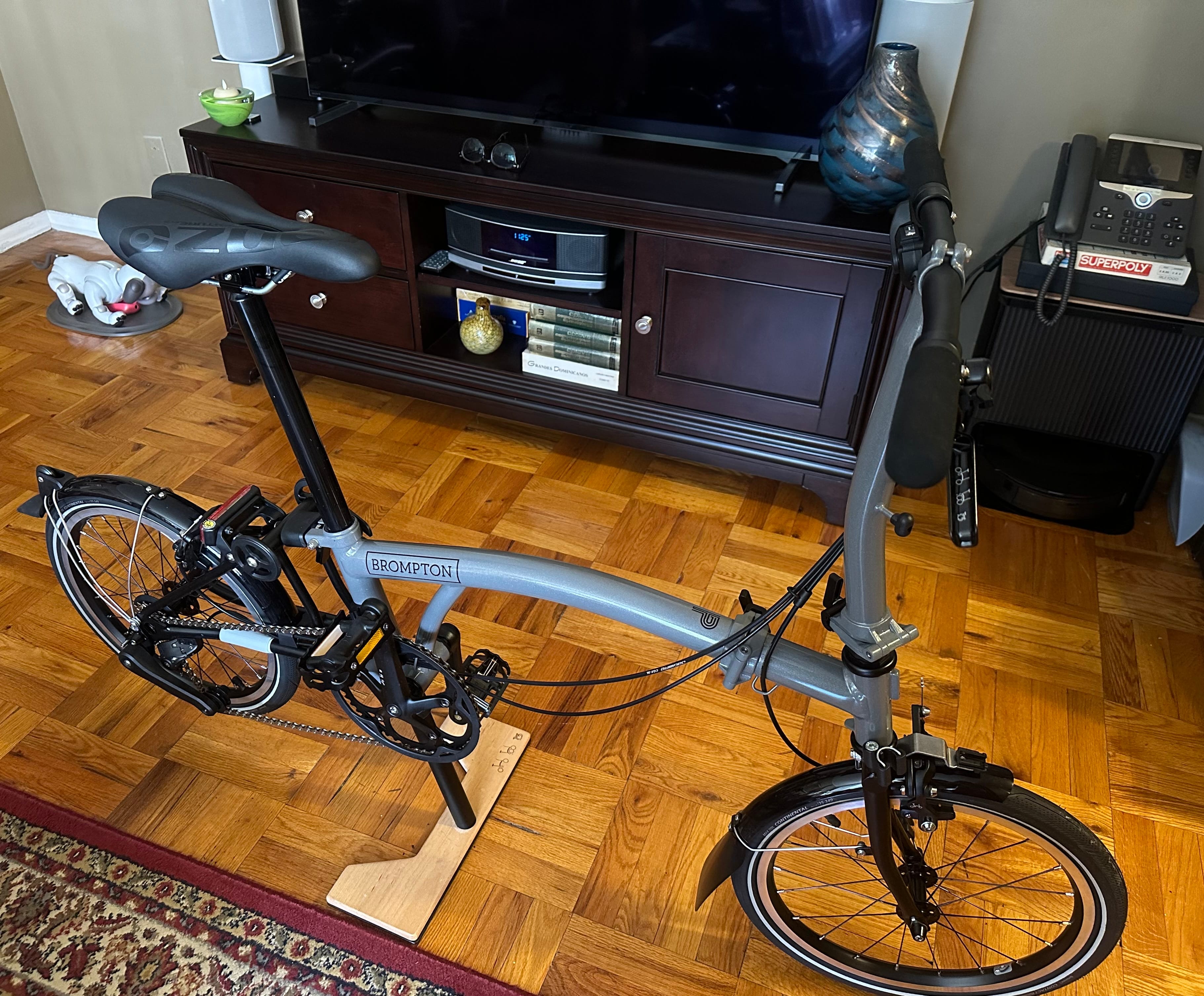 BROMPTON P−LINE ストームグレー P Line Urban - Storm Gray Metallic | Brompton Bicycle USA