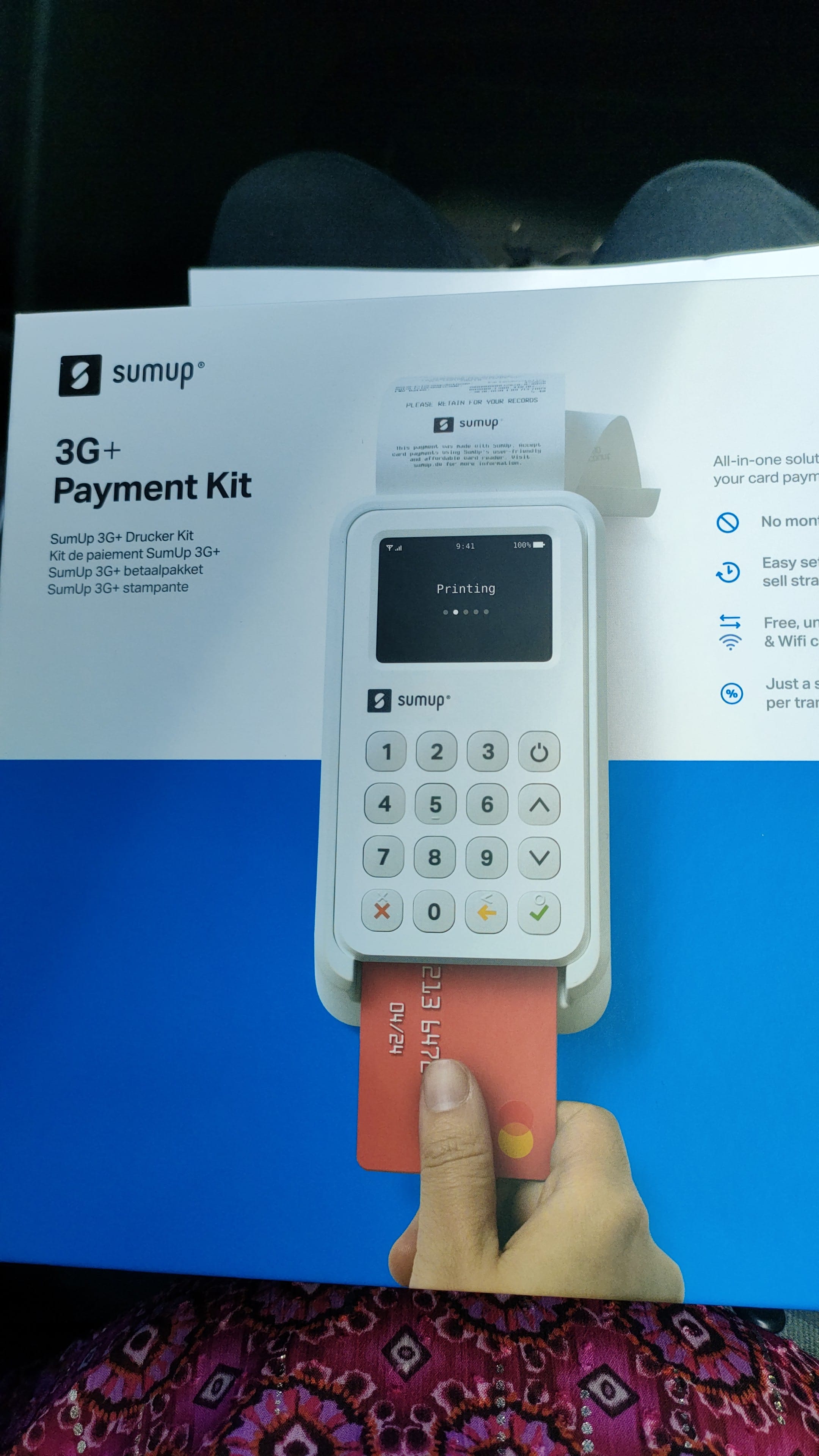 Terminal De Paiement SumUp Solo Avec Imprimante - 1.25% De Commission - Neuf