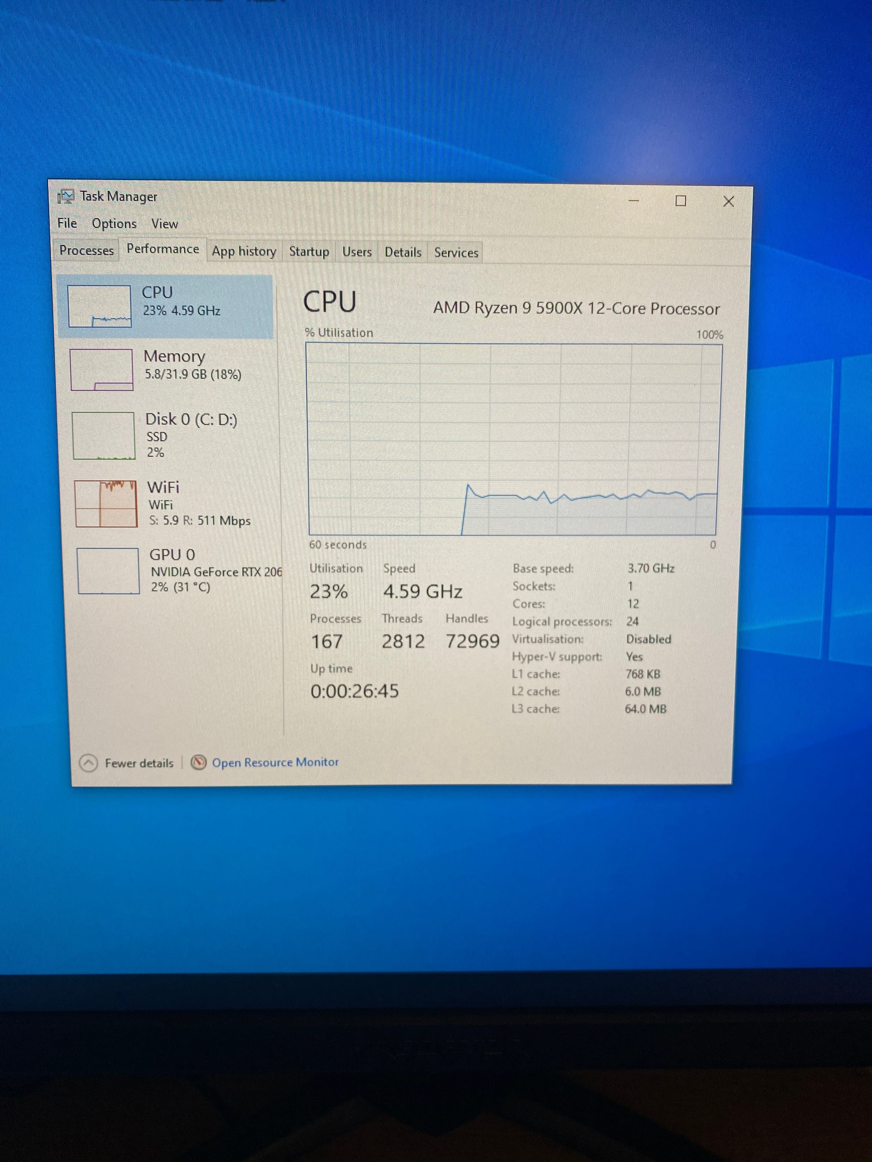 AMD Ryzen 9 5900X CPU Twelve Core 3.7GHz Processor Socket AM4 - Retail