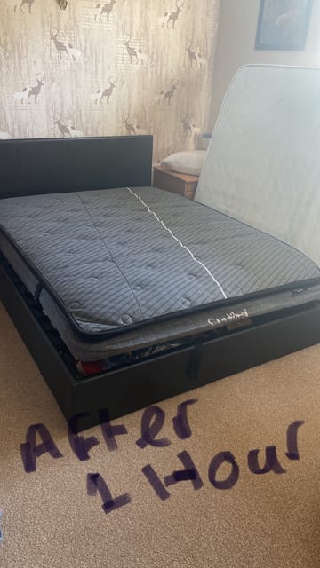 A customer photo for Coolflex® Hybrid ICE Mattress - Make sure you leave it for the recommended time to allow to plump up, I was amaz. Author: Emma Moss. Dated: 2024-09-03