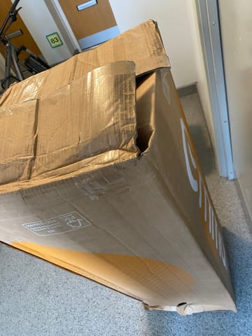A customer photo for Emma® Diamond Spring Free Mattress - The box came absolutely destroyed and was wide open when I got it. Author: Shane Danino. Dated: 2024-10-02