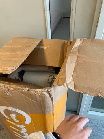 A customer photo for Emma® Diamond Spring Free Mattress - The box came absolutely destroyed and was wide open when I got it. Author: Shane Danino. Dated: 2024-10-02