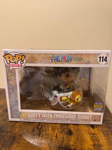ONE PIECE POP Ride N°114 Luffy avec Thousand Sunny 
