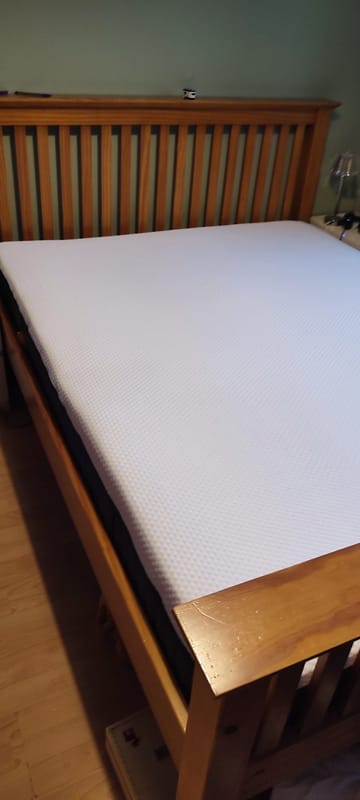 A customer photo for Emma® Original Mattress - The mattress has arrived in awful condition with areas where it has already give. Author: Lisa Taylor. Dated: 2024-12-14