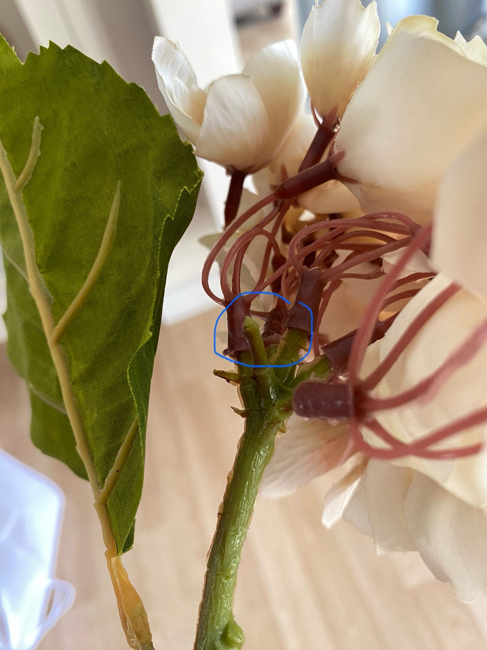 Artificial Hydrangea Morning Mist | Cream Faux Flowers | Abigail Ahern