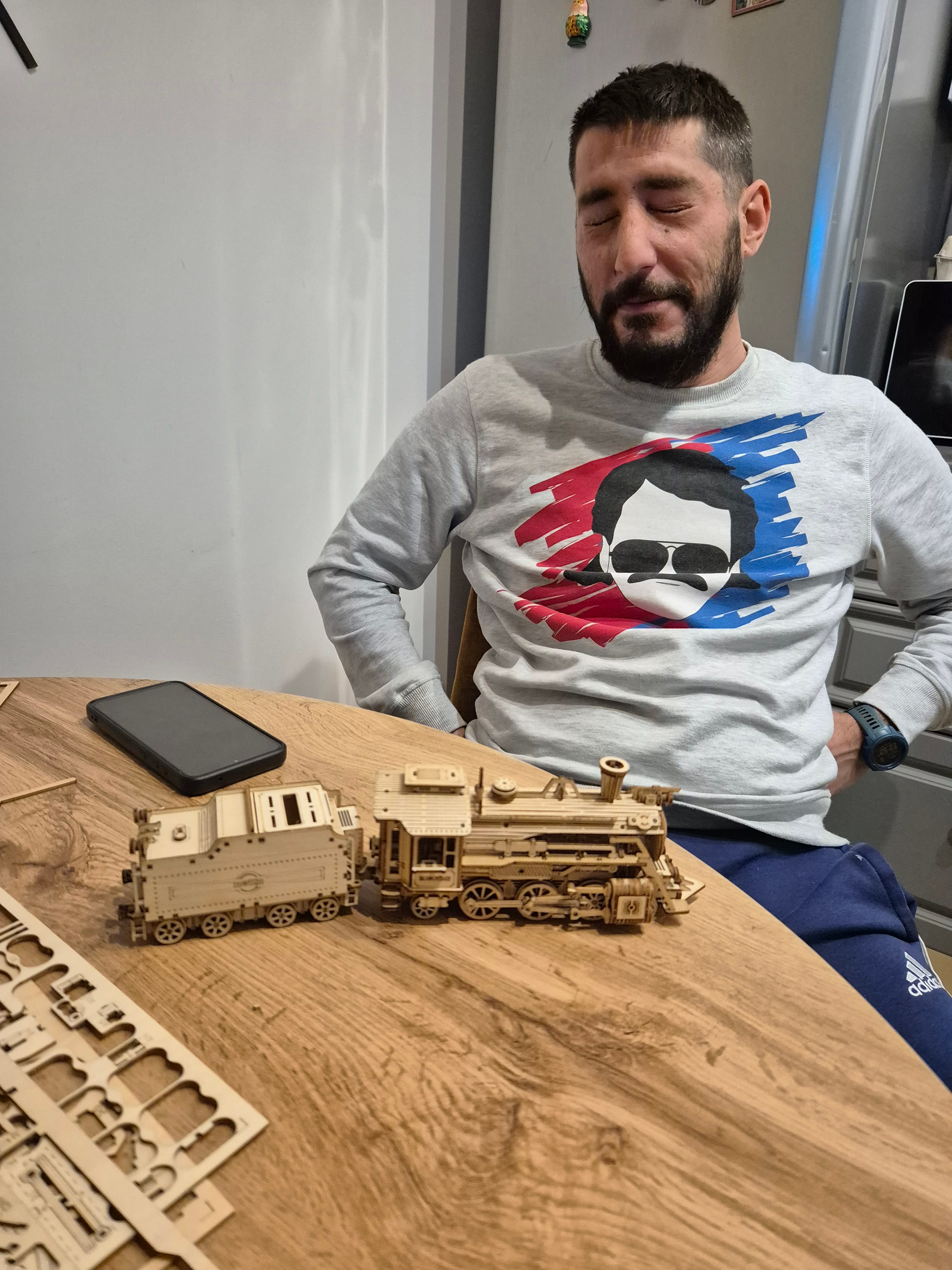 ROKR Prime Steam Express Train 3D Wooden Puzzle MC501 | Robotime