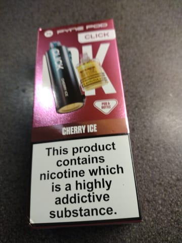 Cherry Ice Pyne Pod Click Pod & Bottle - review image uploaded by customer