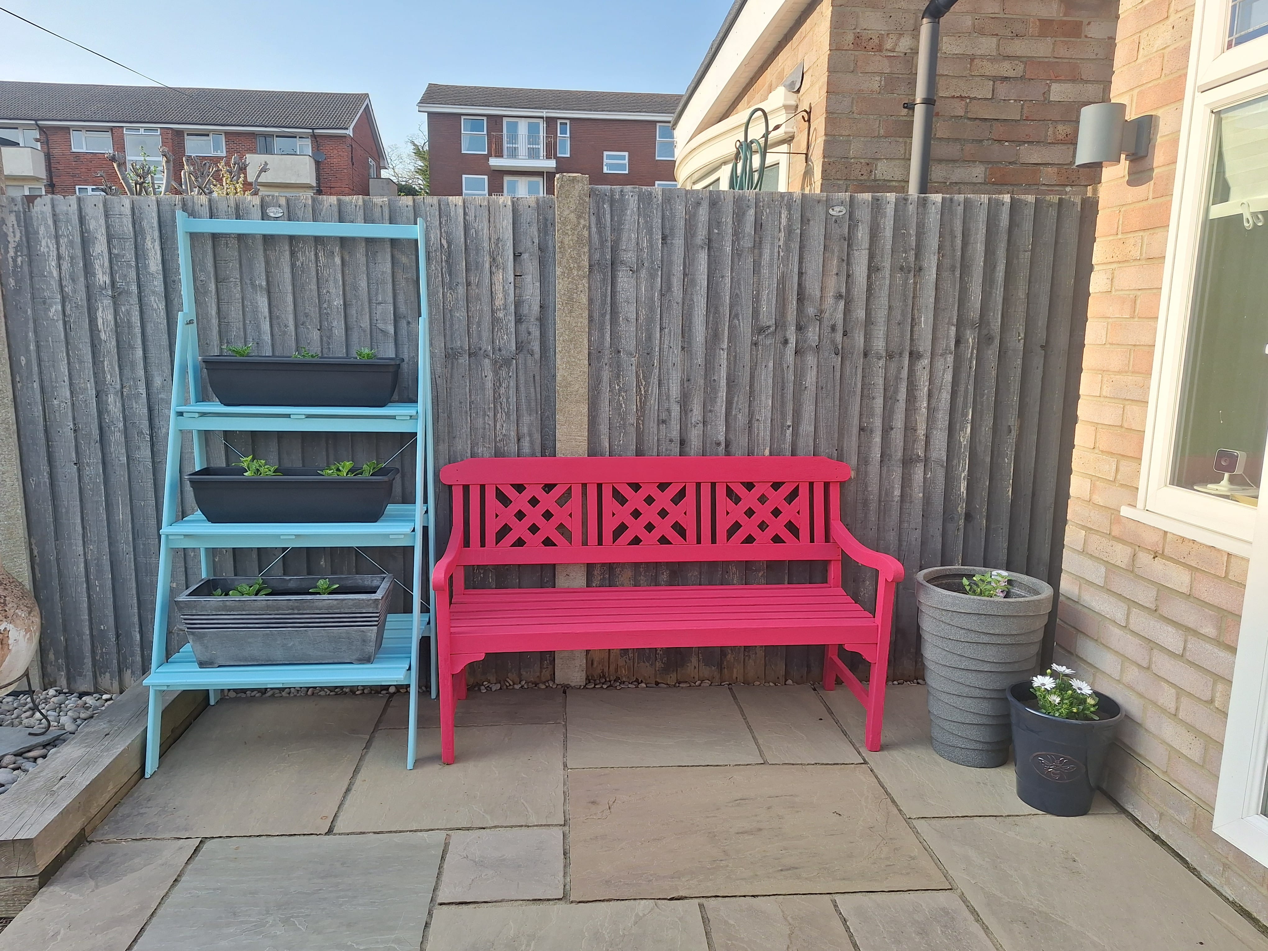 Raspberry Punch Bright Pink Al Fresco Chalk Paint Frenchic