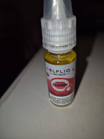 Cherry Nic Salt E-Liquid by Elf Bar ELFLIQ - review image uploaded by customer