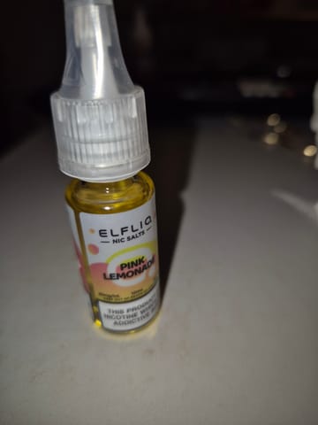 Pink Lemonade Nic Salt E-Liquid by Elf Bar ELFLIQ - review image uploaded by customer