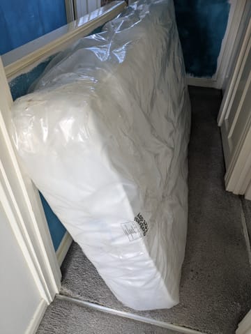 A customer photo for Shire Bed Company Pocket Luxury 1000 Mattress - Very comfortable mattress, great quality and value for money. Fast delivery.. Author: Sarah Lee. Dated: 2025-05-12