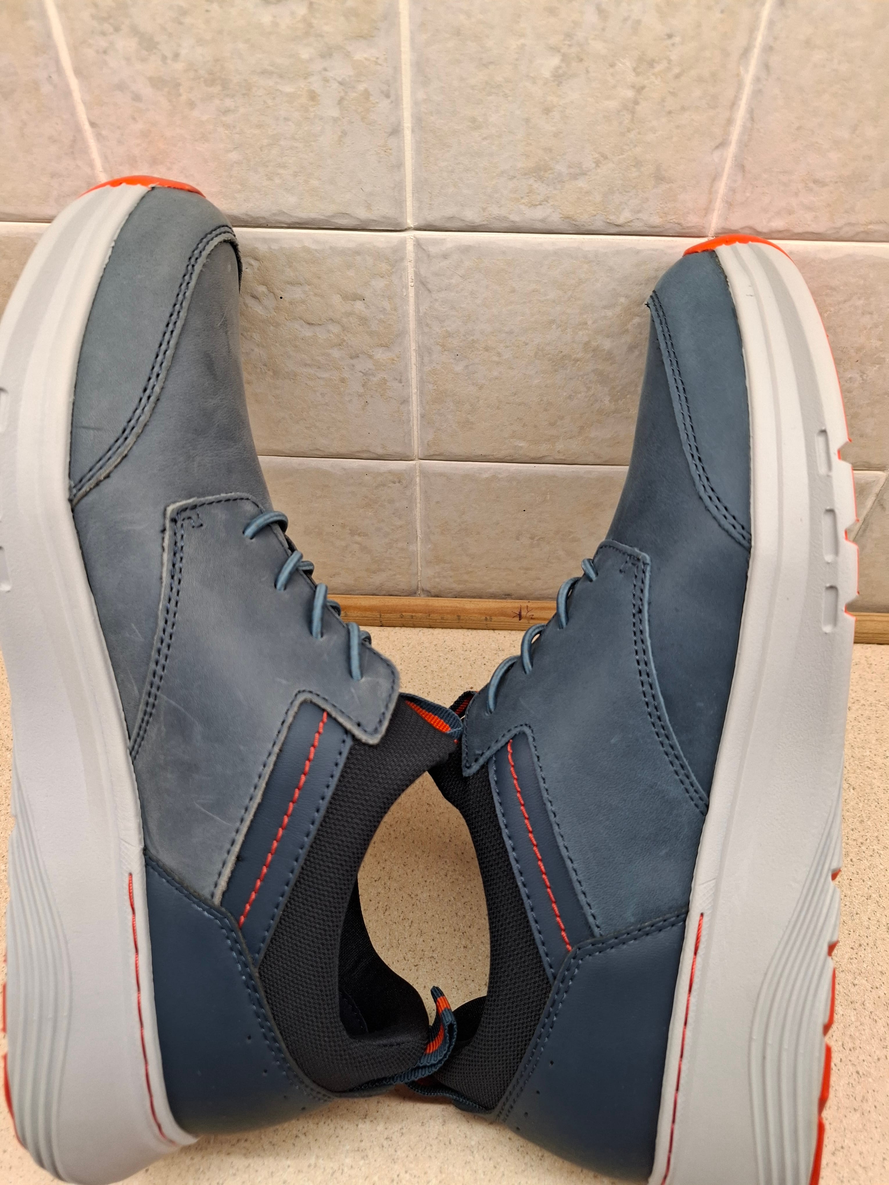 【クールに決まる】Mocassini Job スニーカー men's Mens Motion Trek EZ Teal Combination Sneakers | Clarks