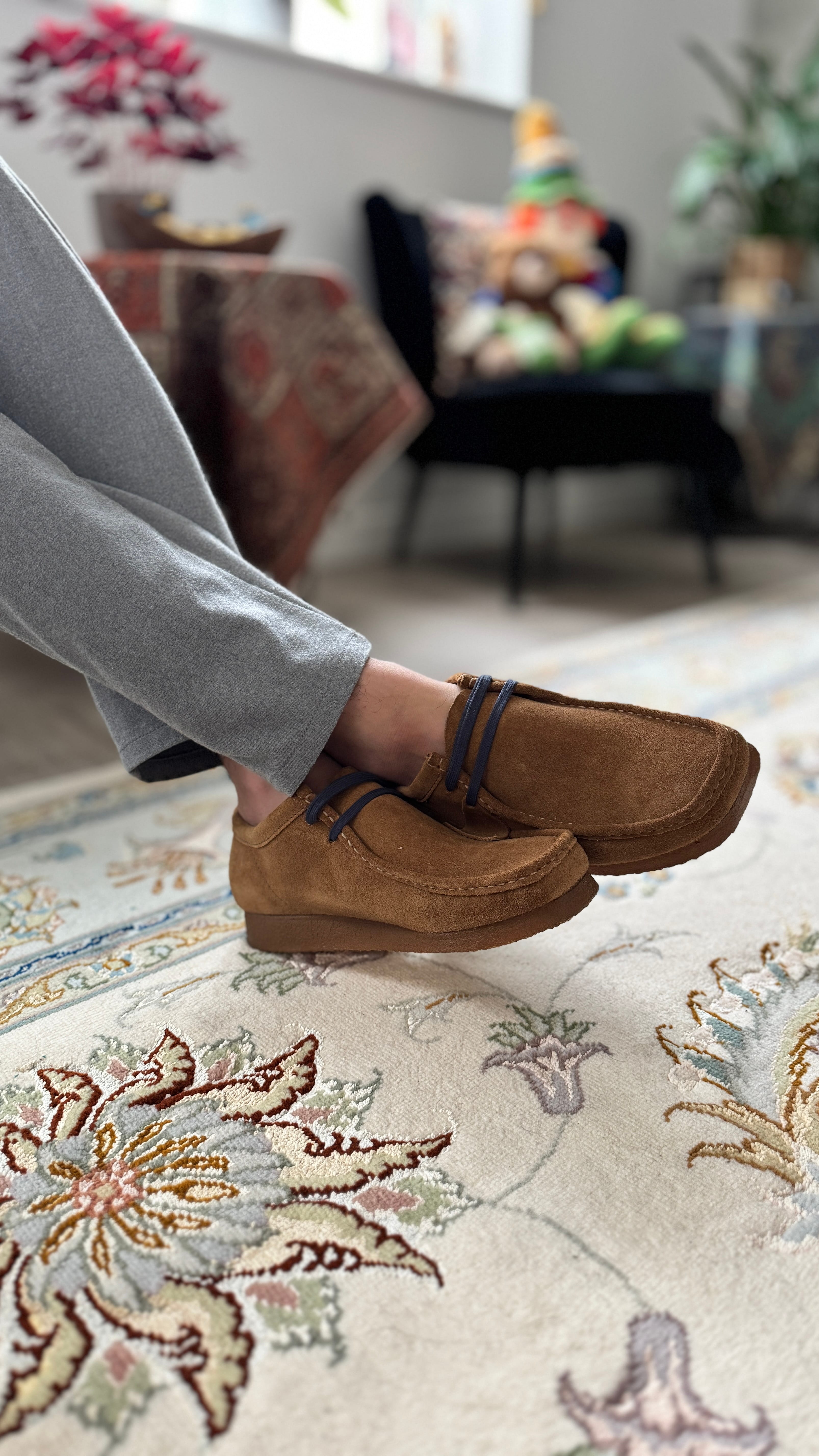 国内配送 CLARKS WALLABEE MAPLE HAIR ON Clarks Originals Wallabee | maple hair on | Evolve Clothing