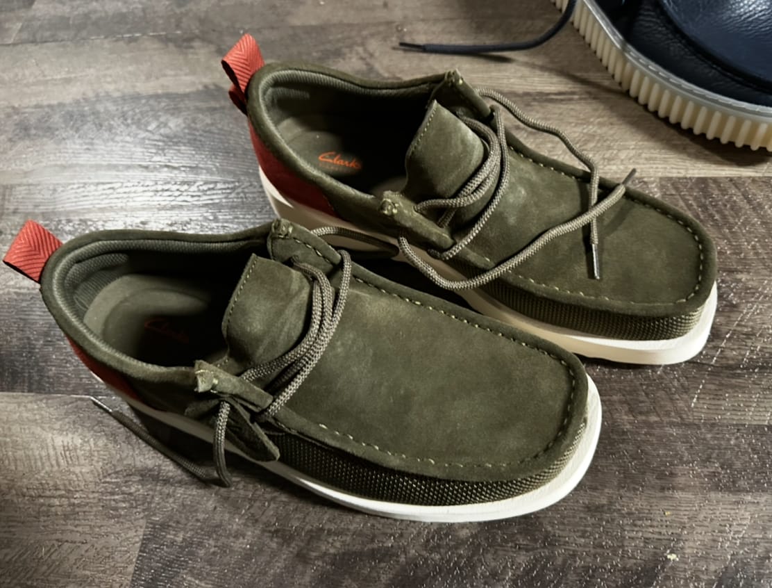Men's Wallabees FTR 2 Lo White Combination Shoes | Clarks