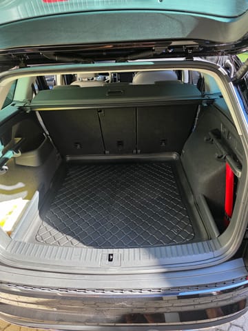 MOTOS Tappetino Per Bagagliaio Skoda Kodiaq I (2021-2024) Antiscivolo E Impermeabile - Protezione Universale, Bordi Alti 4,5 Cm, Resistente Da -40° A +80°C