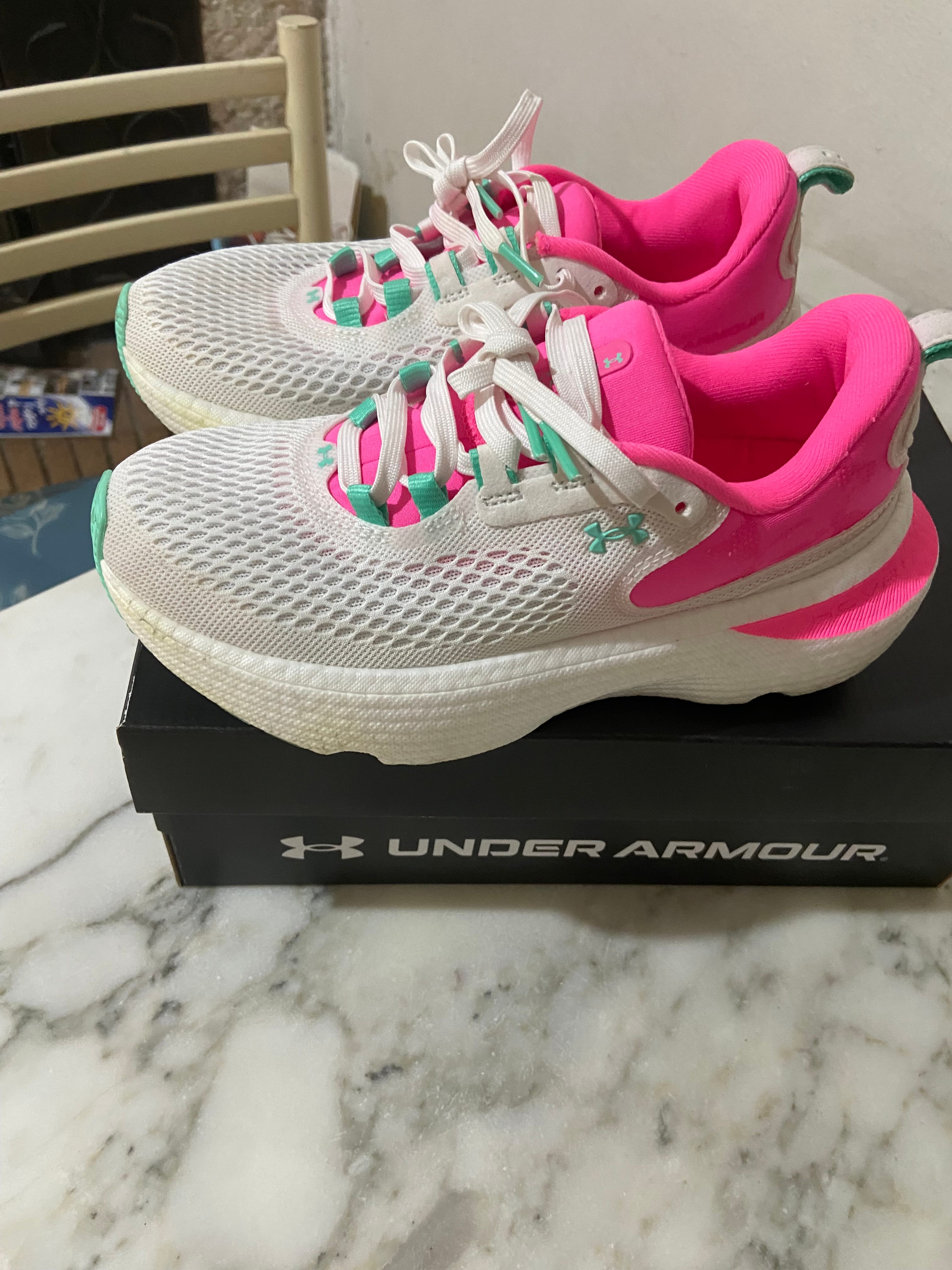 Pink Under Armour Hovr Trainers Womens Under Armour Infinite Elite