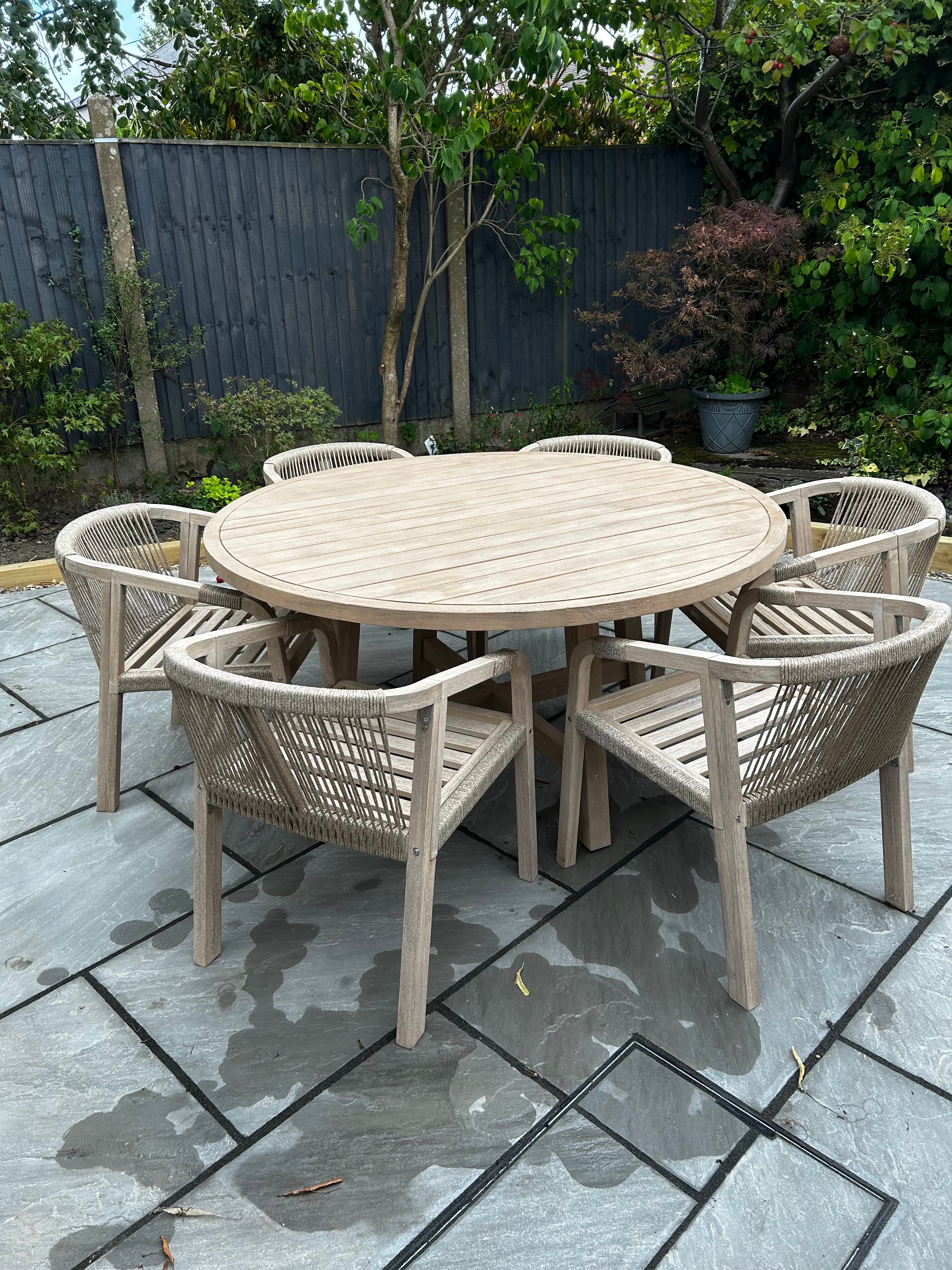 Buy Kettler Cora Seater Dining Set Stoves Are Us