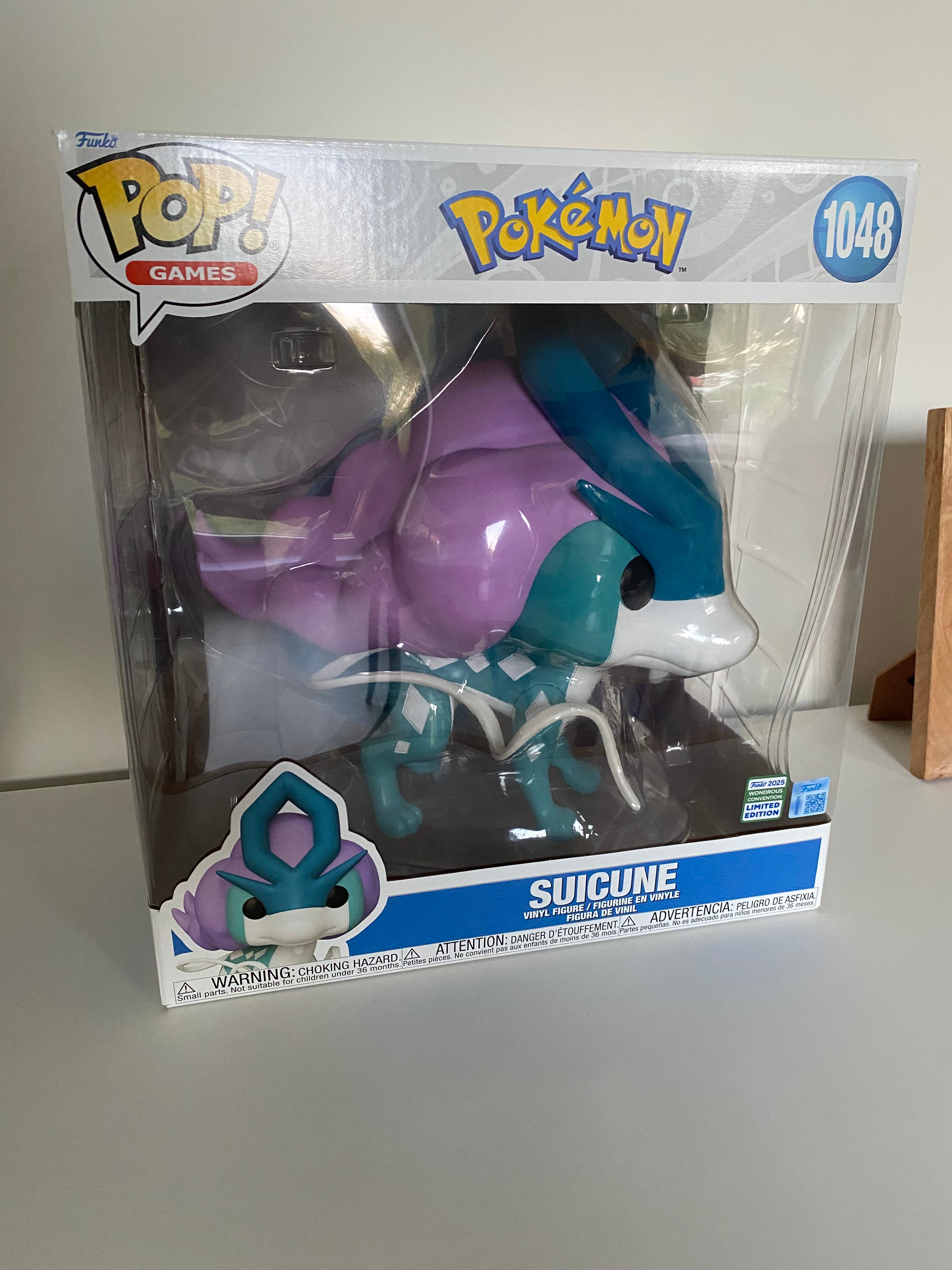 POKEMON POP JUMBO N° 1048 Suicune Bobble