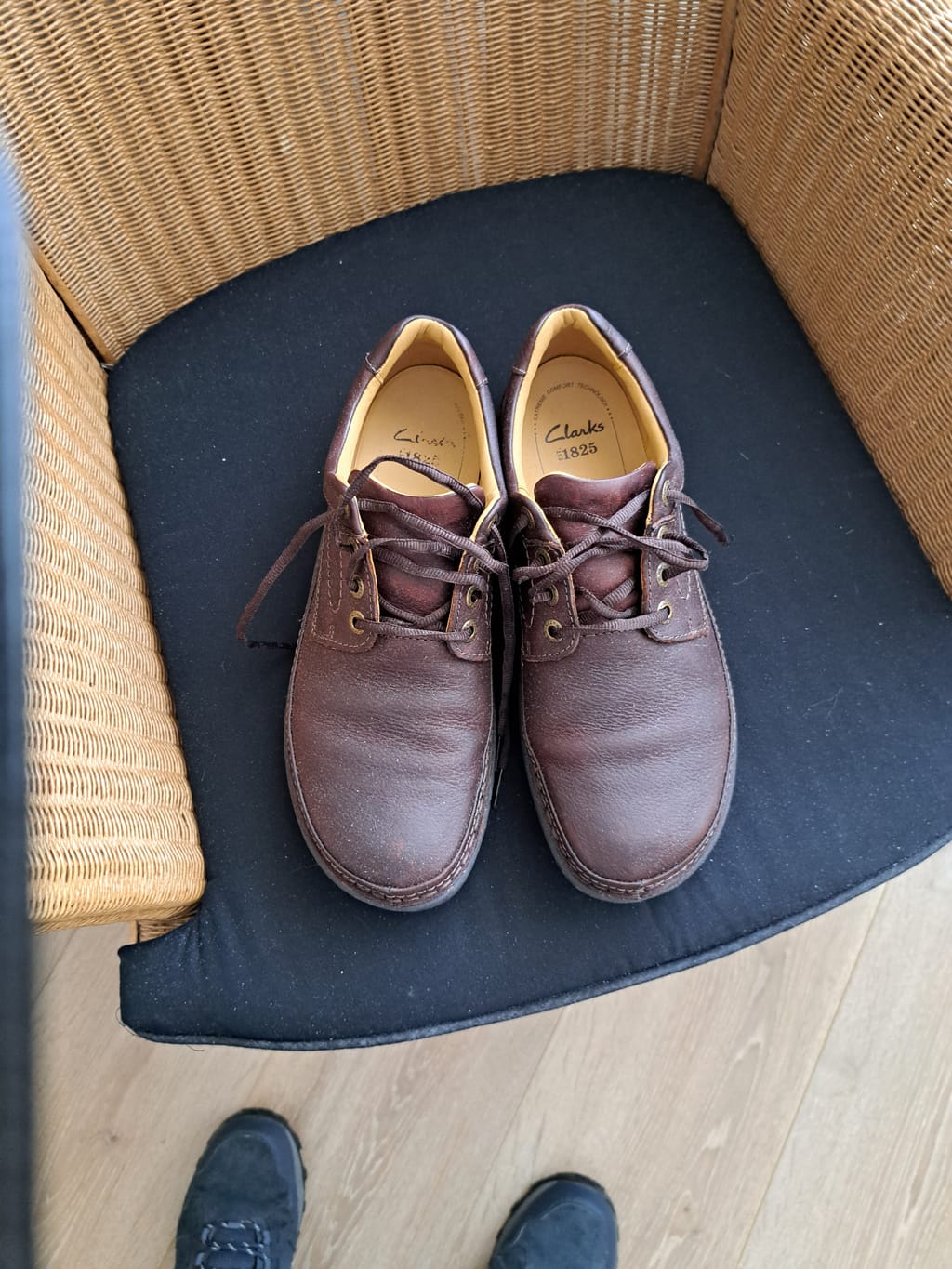 Mens Nature Three Mahogany Leather Derby Shoes, Lace Up Shoes